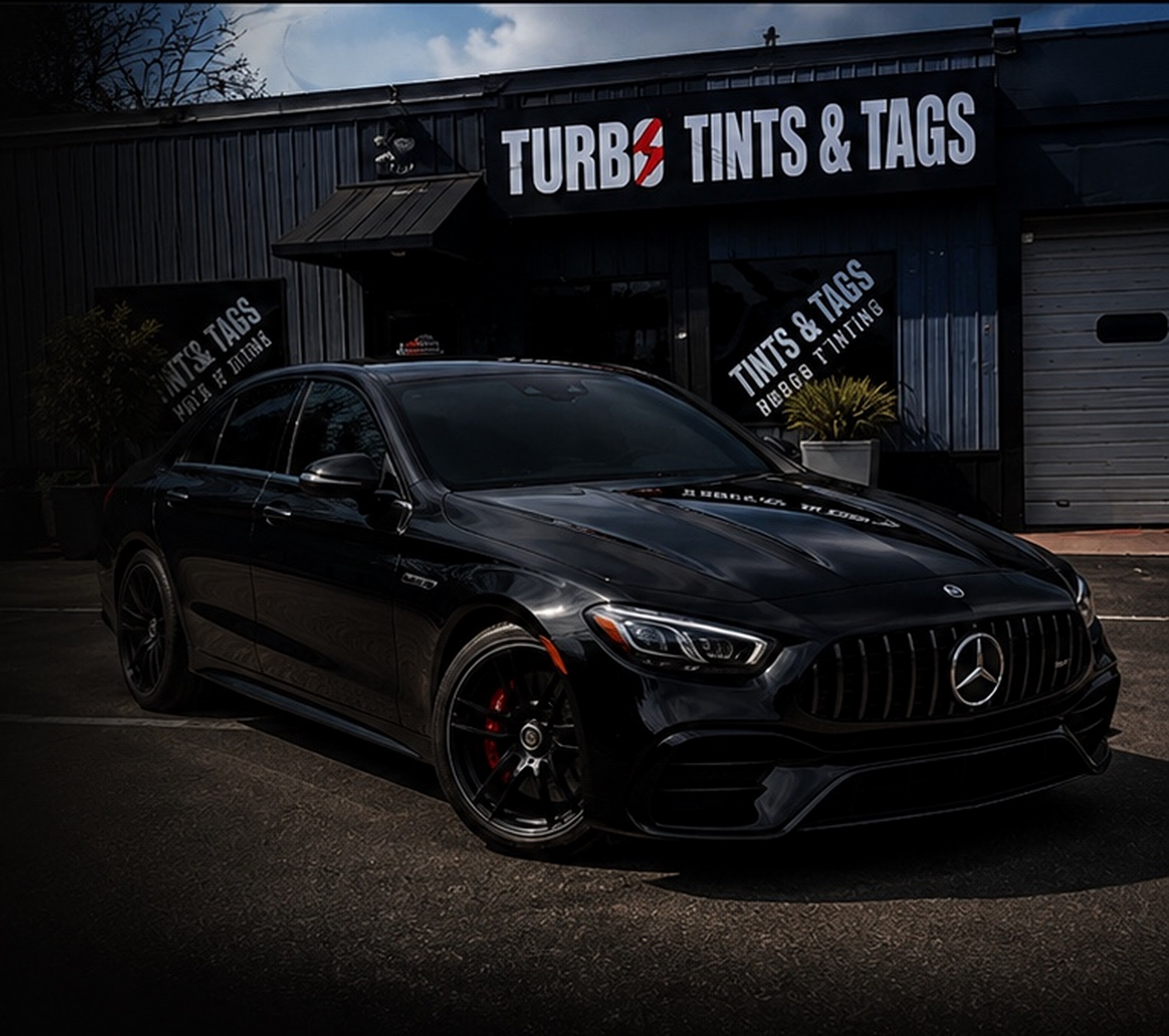Mercedes-Benz with professional ceramic window tint in Prince George's County